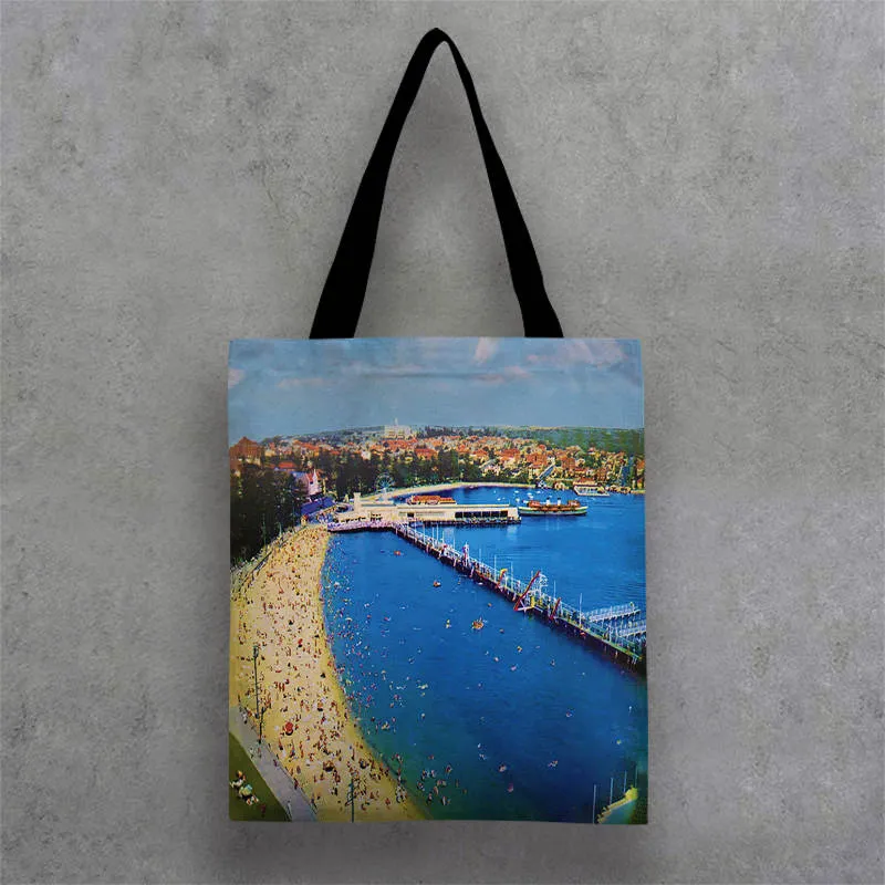 Tote Bags Manly and Sydney Harbour Coastal Art