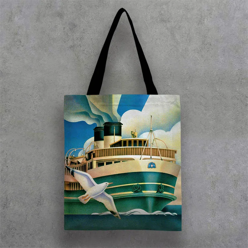 Tote Bags Manly and Sydney Harbour Coastal Art