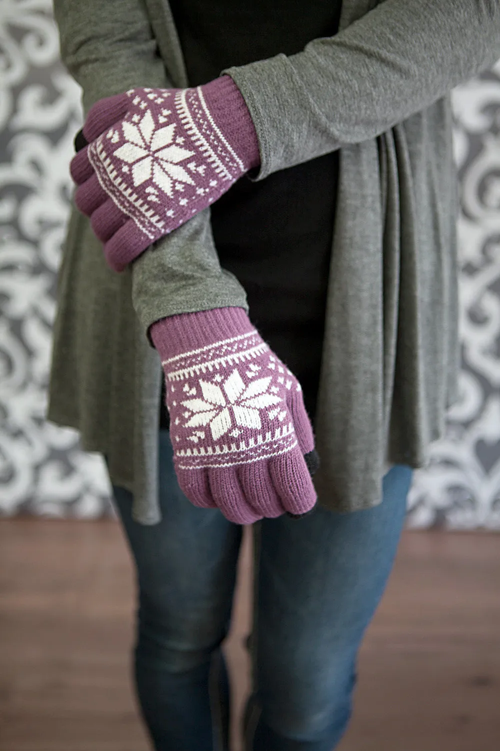 Touch Gloves - Snowflake