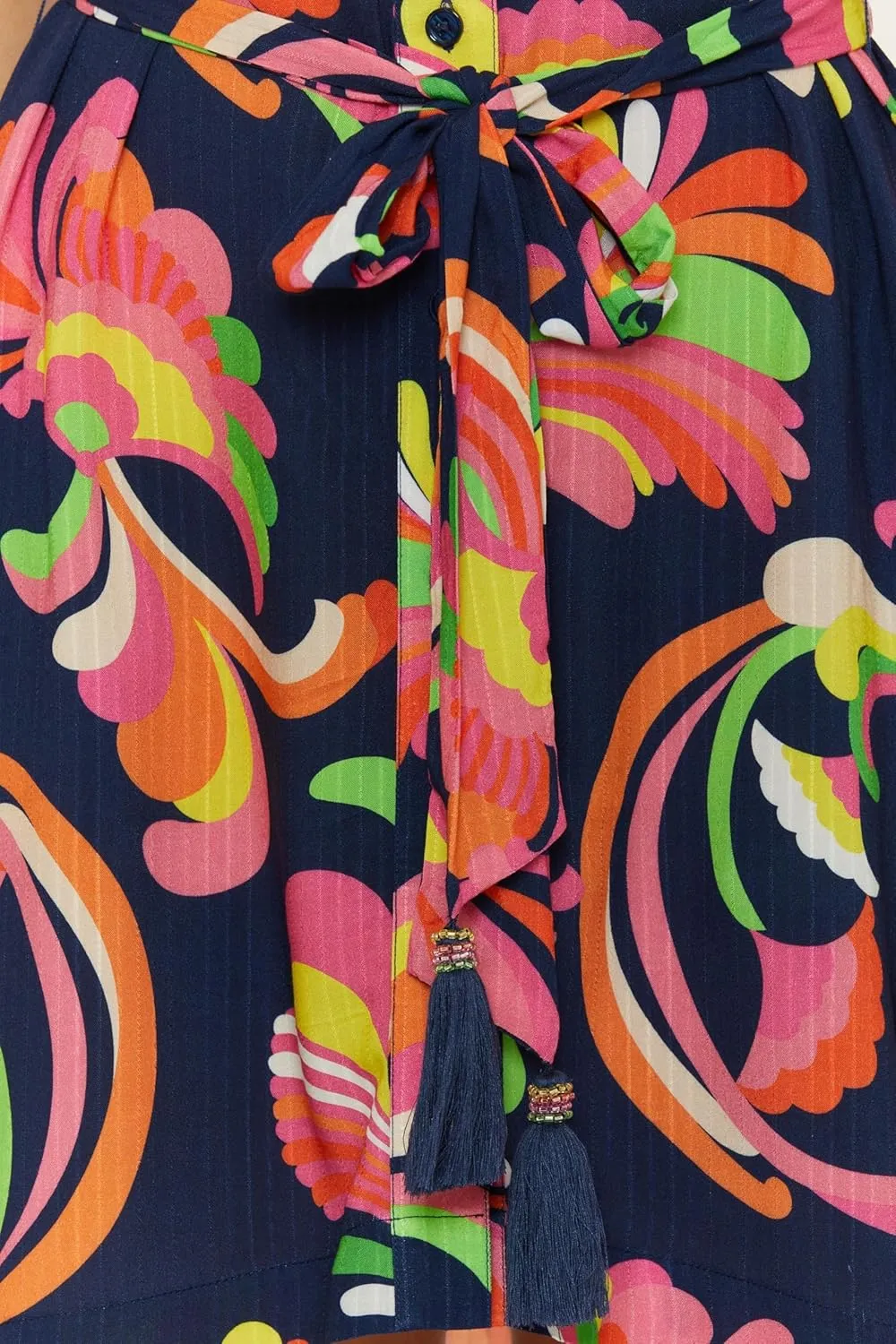 Trina Turk Poolside Shirt Dress, Casual, Floral Print, Beach Cover Ups for Women