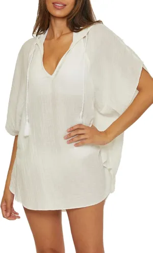 Trina Turk Women's Standard Serene Poncho, V-Neck, Casual, Pull On, Beach Cover Ups