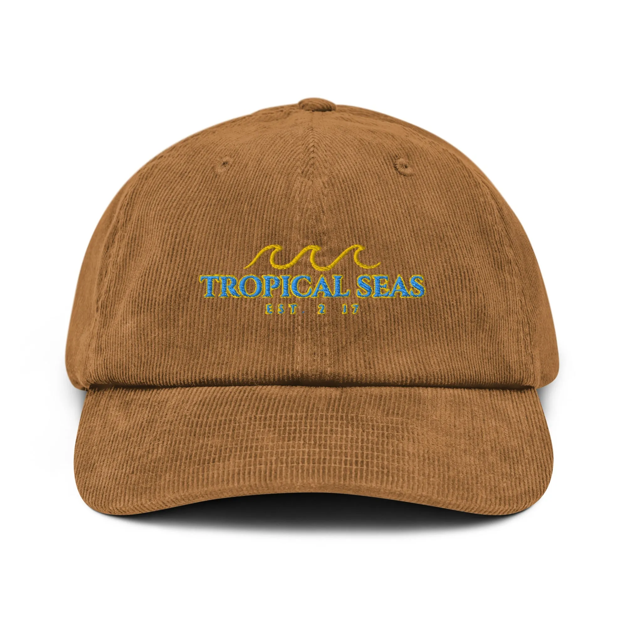 Triple Wave Corduroy Hat by Tropical Seas Clothing