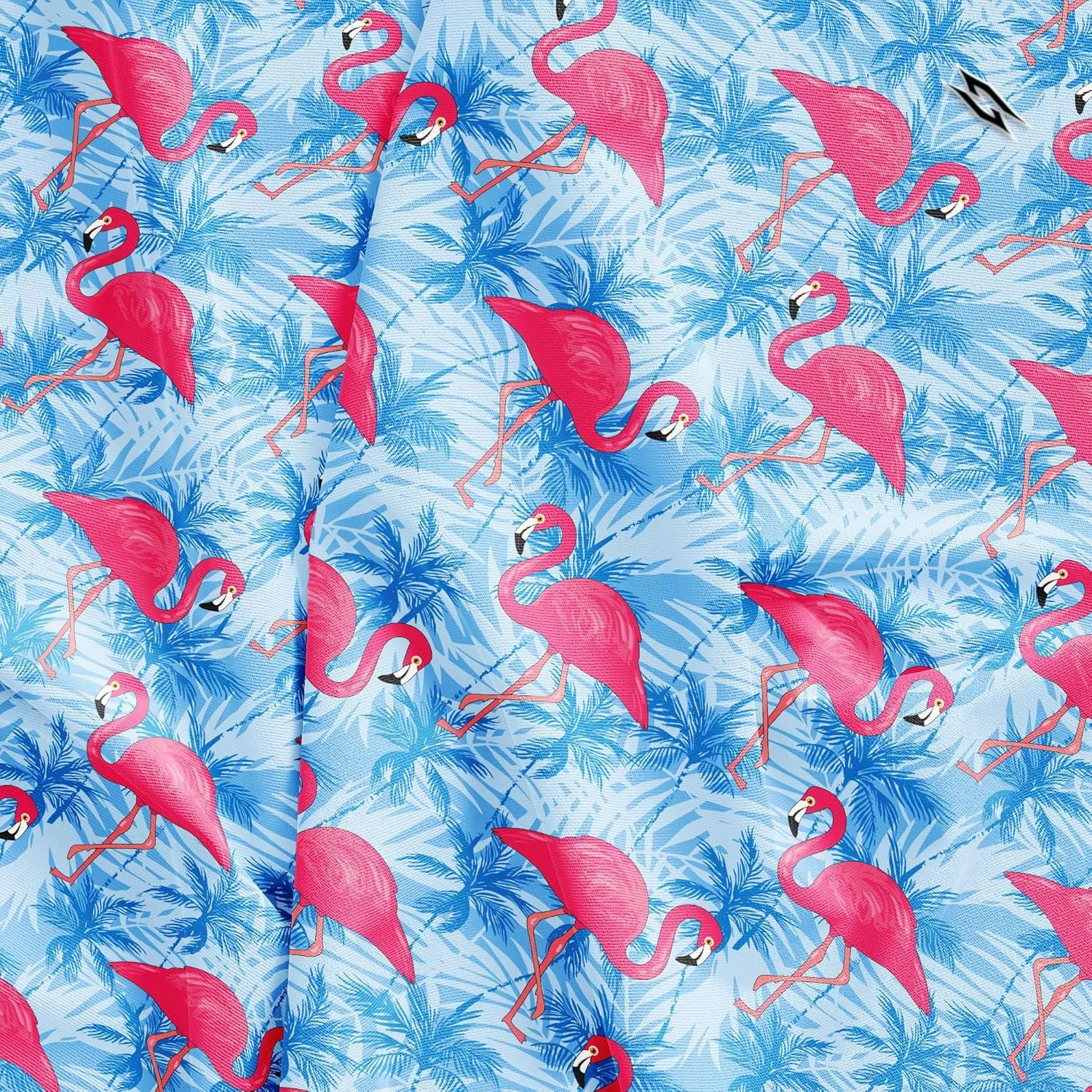 Tropical Hawaiian Golf Polo Shirt – Men Sizes S Thru 5XL Performance Moisture Wicking Dri Fit Flamingo Resort Wear Pickleball