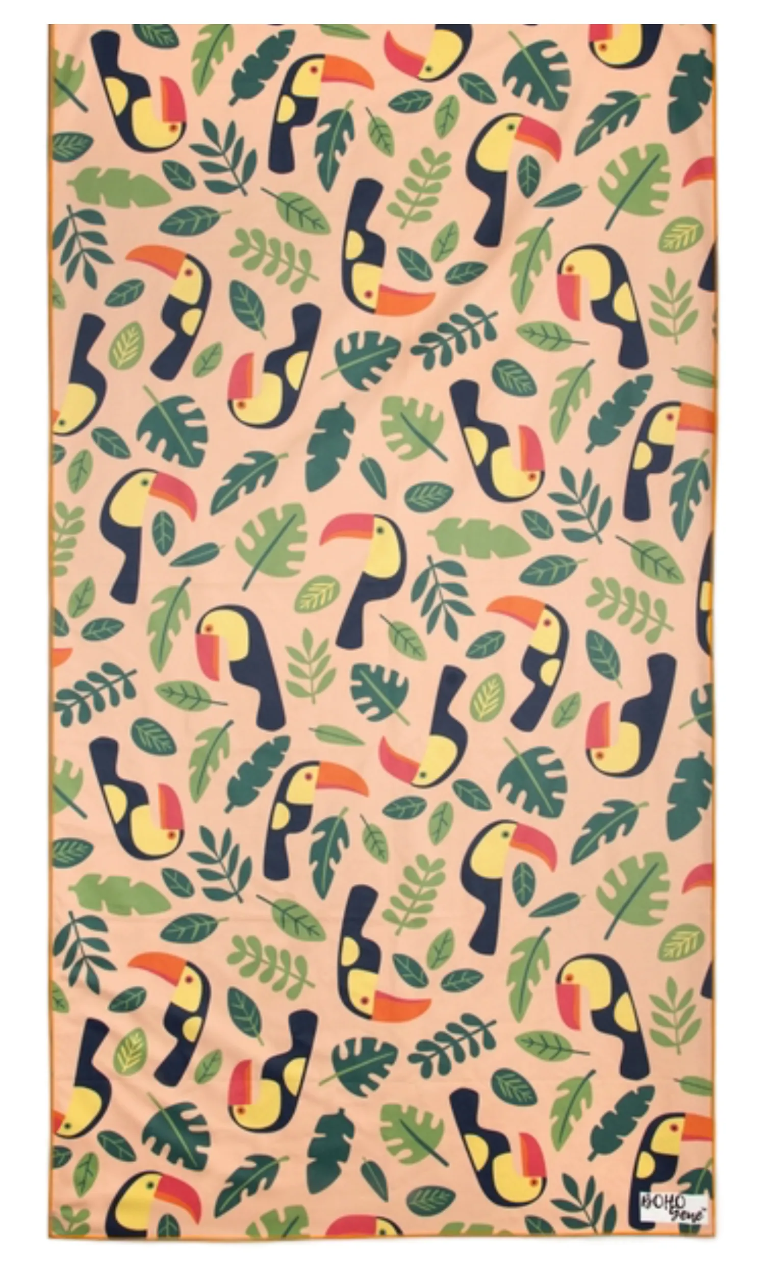 Tropical Toucan Microfiber Quick Dry Beach Towel