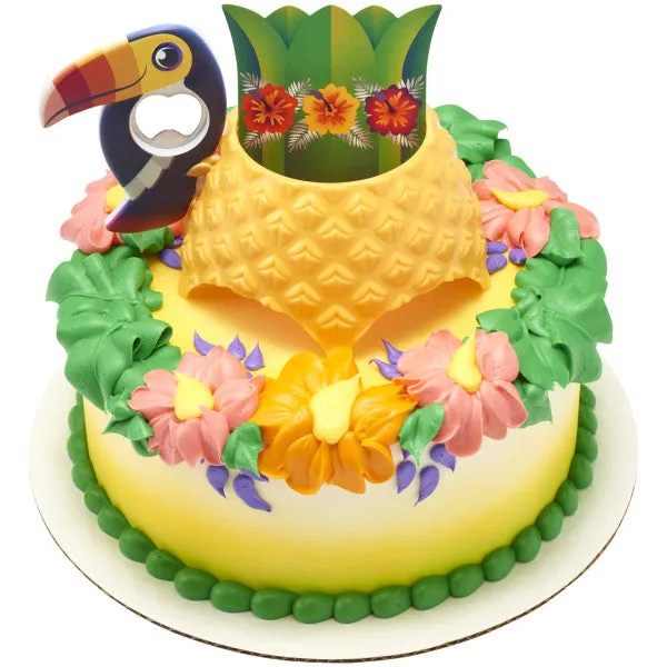 Tropical Vibes Cake Topper Set