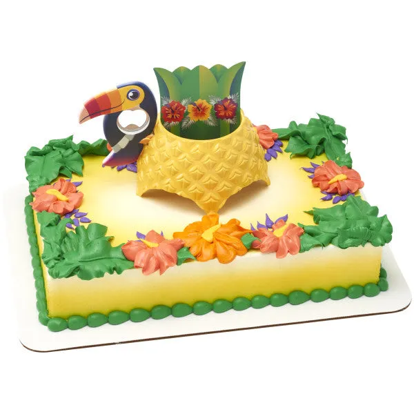 Tropical Vibes Cake Topper Set