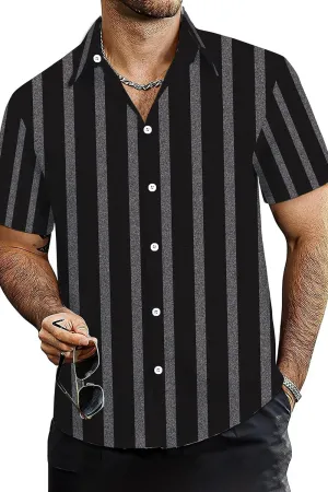 Udarnik Hawaiian Shirt for Men Short Sleeve Button Down Shirts Beach Tropical Casual Shirts