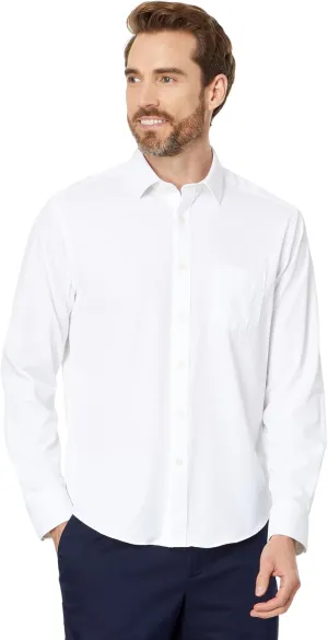 UNTUCKit® Wrinkle Free Performance Gironde Work Shirt for Men – Pointed Collar – Long Sleeves – Blended Nylon