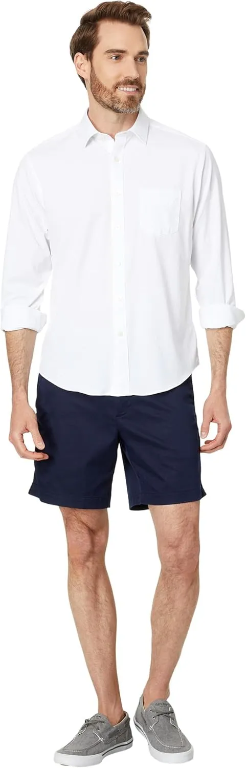UNTUCKit® Wrinkle Free Performance Gironde Work Shirt for Men – Pointed Collar – Long Sleeves – Blended Nylon