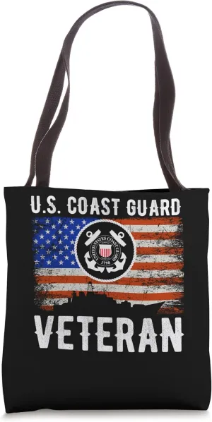 U.S. Coast Guard Veteran Forces Coast Guard Tote Bag