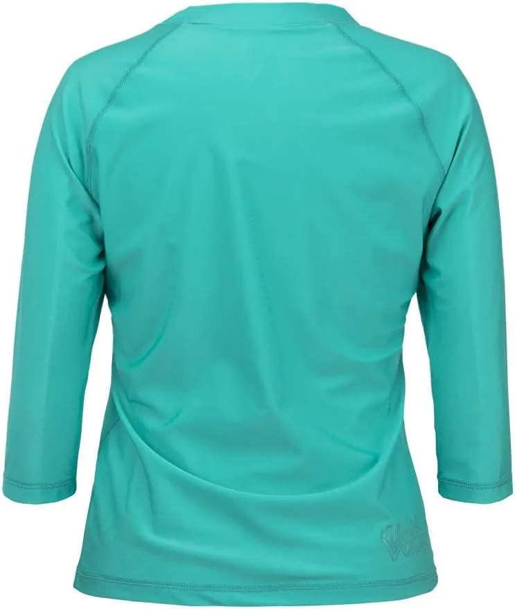UV SKINZ V-Neck Sun and Swim Shirt for Women with UPF 50  Sun Protection – Rashguard, Modest Swim Top, Swim Tees