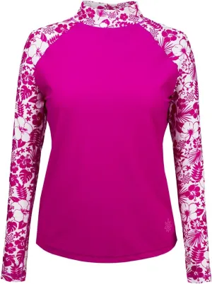 UV SKINZ Women’s Aloha Long Sleeve Sun and Swim Shirt with UPF 50  Sun Protection – Women’s Long Sleeve Rash Guard