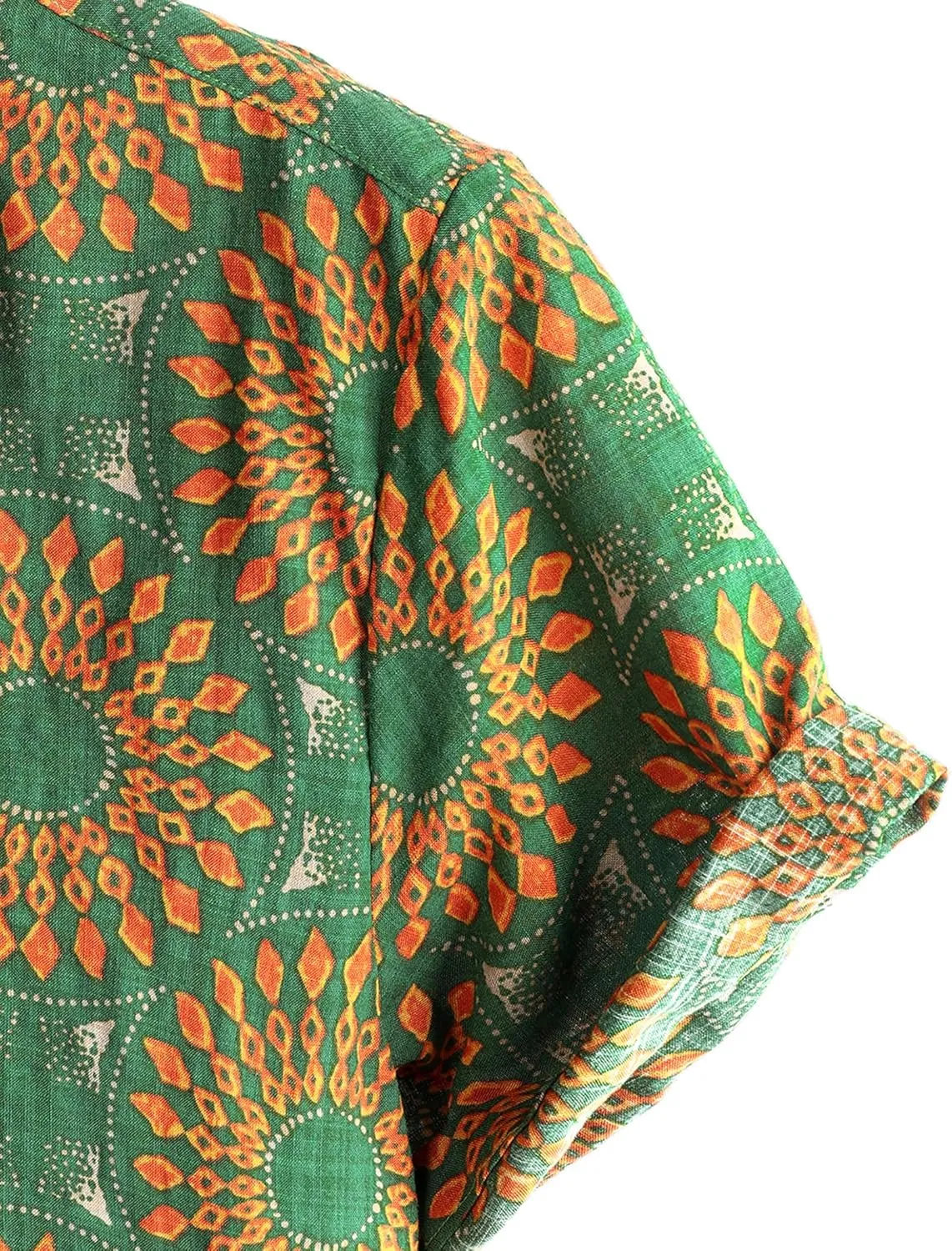 VATPAVE Mens Casual Hawaiian Floral Shirts Short Sleeve Button Down Tropical Shirts Beach Summer Shirts