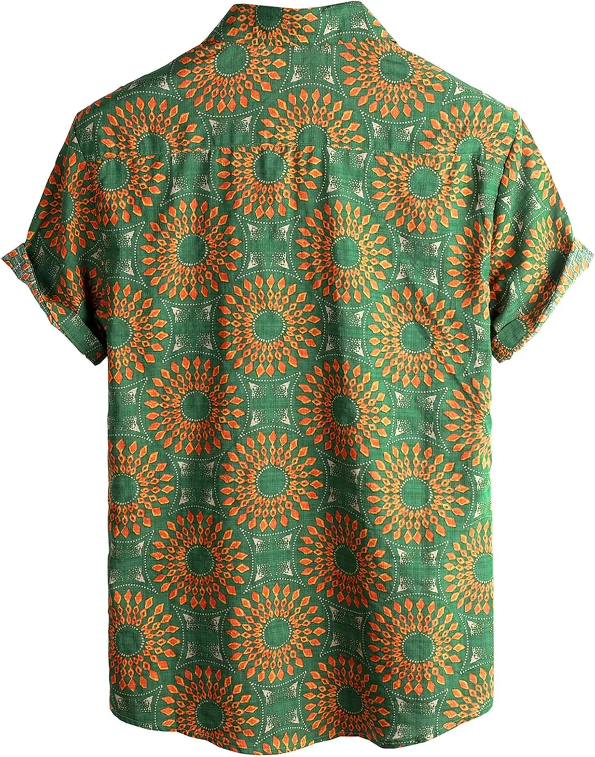VATPAVE Mens Casual Hawaiian Floral Shirts Short Sleeve Button Down Tropical Shirts Beach Summer Shirts