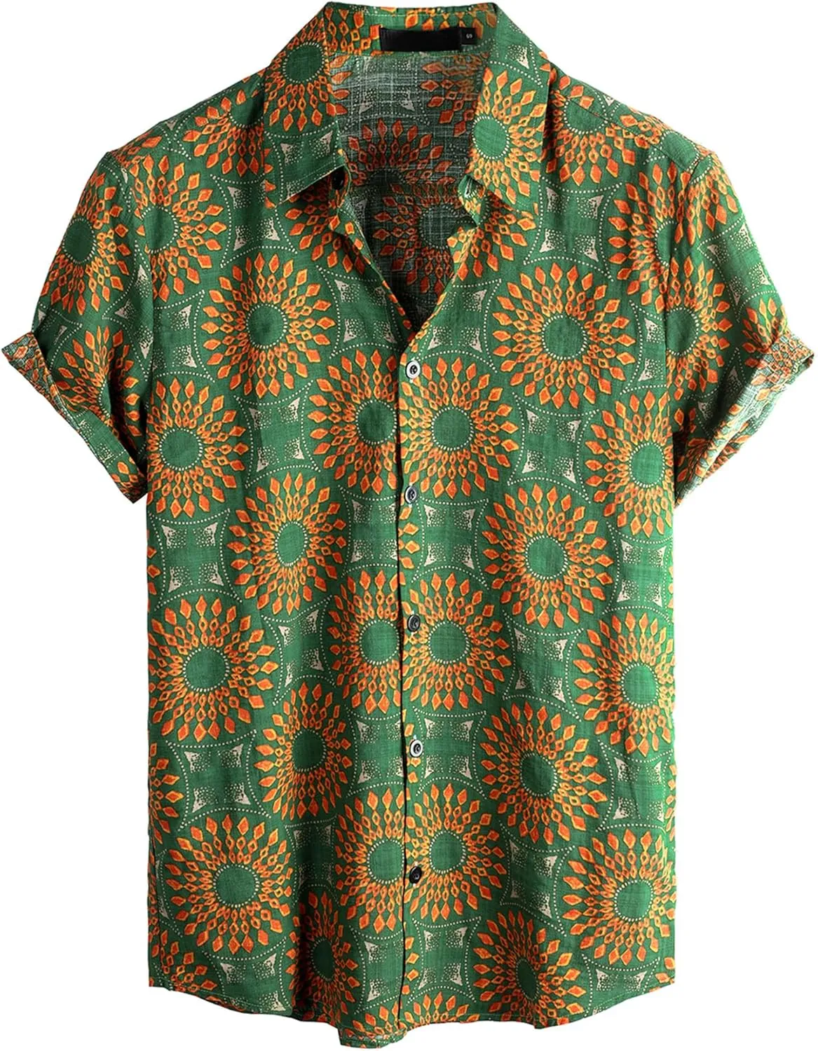 VATPAVE Mens Casual Hawaiian Floral Shirts Short Sleeve Button Down Tropical Shirts Beach Summer Shirts