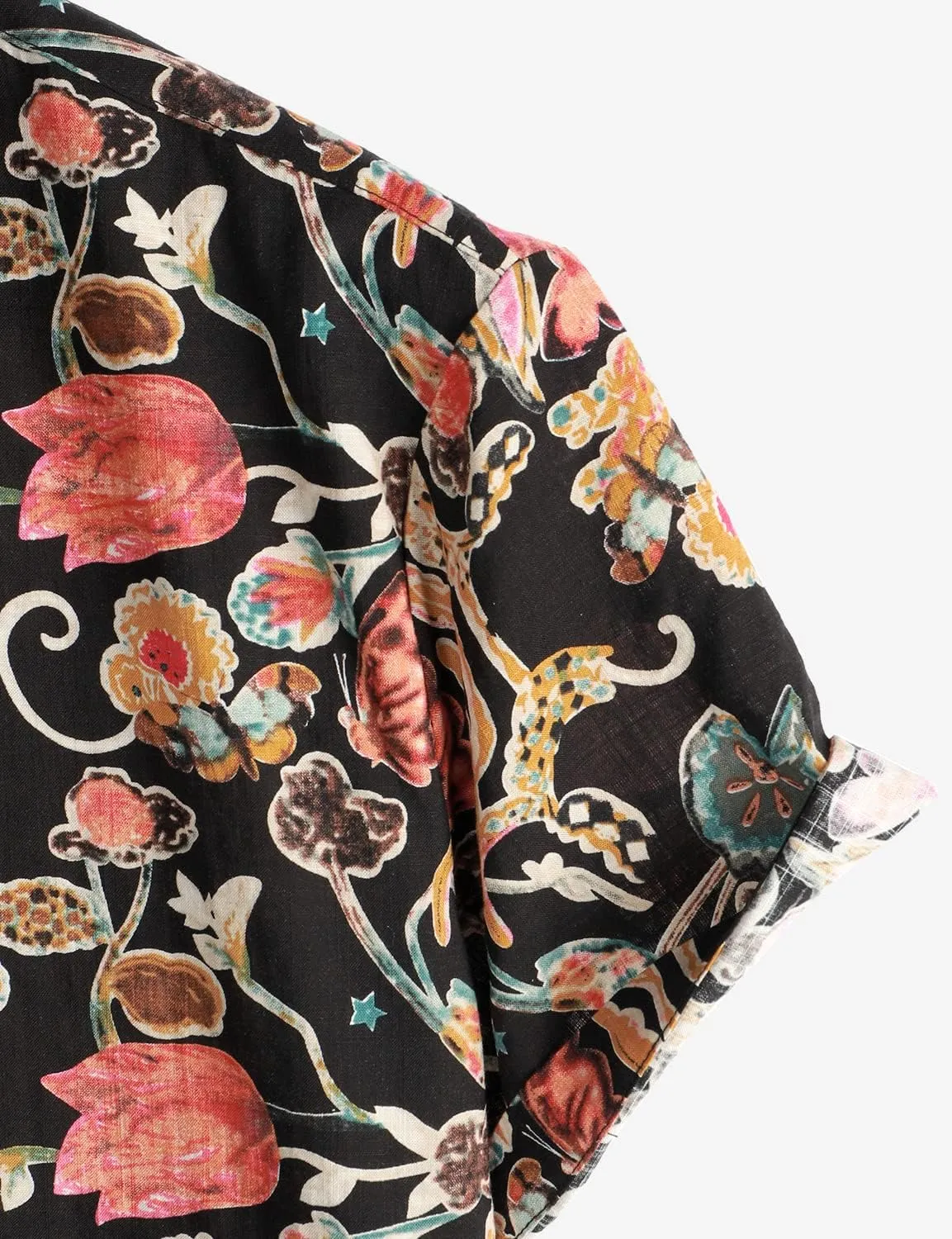 VATPAVE Mens Casual Short Sleeve Button Down Shirts Regular Fit Hawaiian Summer Shirts