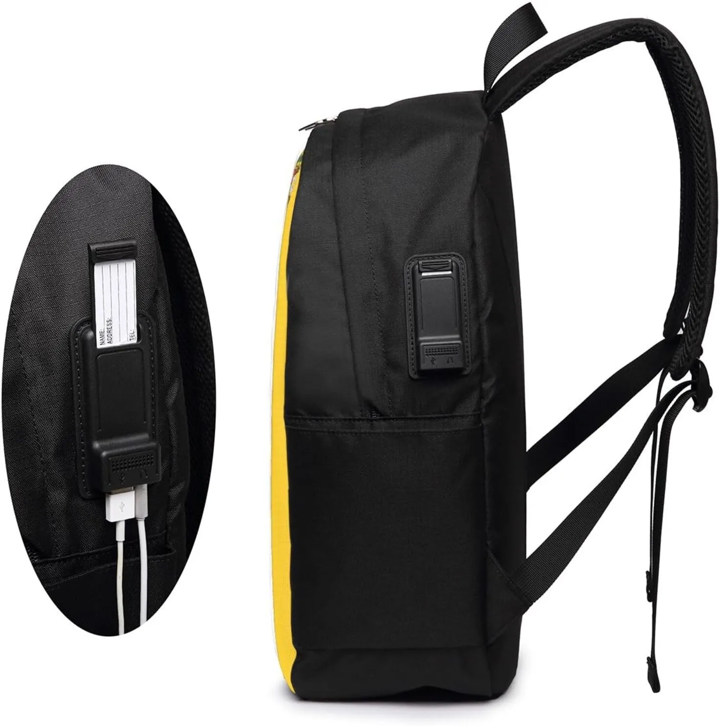Venezuelan Venezuela Flag Laptop Backpacks Travel Backpack Casual Business Daypack Sport Rucksack Computer Bag Fits up to 17 Inch Notebook with USB Port