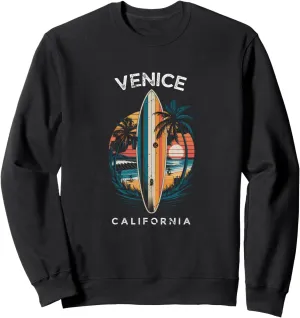 Venice Beach California Men Women Surfing Sweatshirt