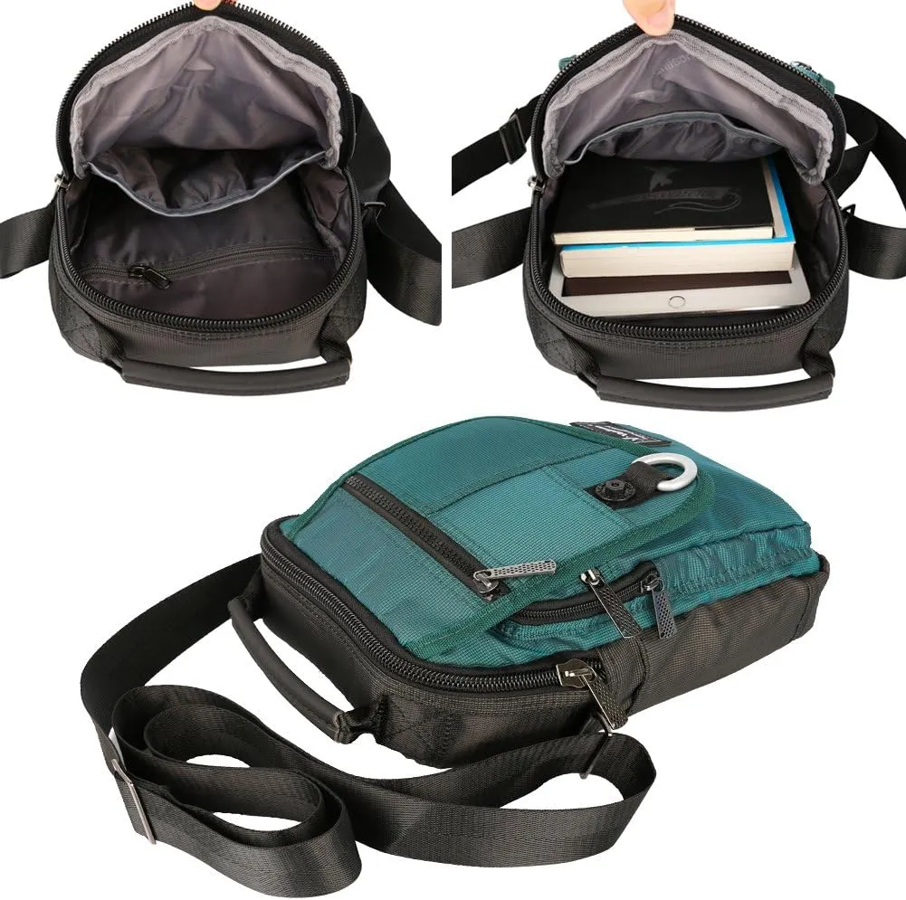 Vertical Messenger Bag, Crossbody Bag, Shoulder Bag Work Satchel for iPad Tablet Kindle