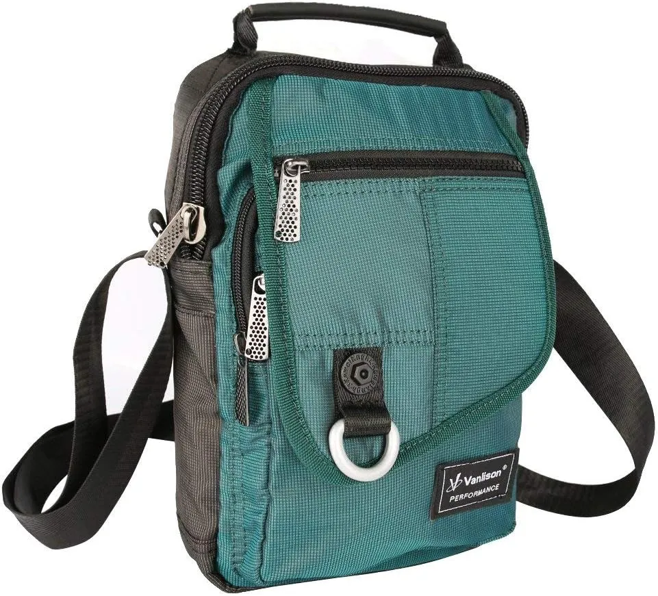 Vertical Messenger Bag, Crossbody Bag, Shoulder Bag Work Satchel for iPad Tablet Kindle