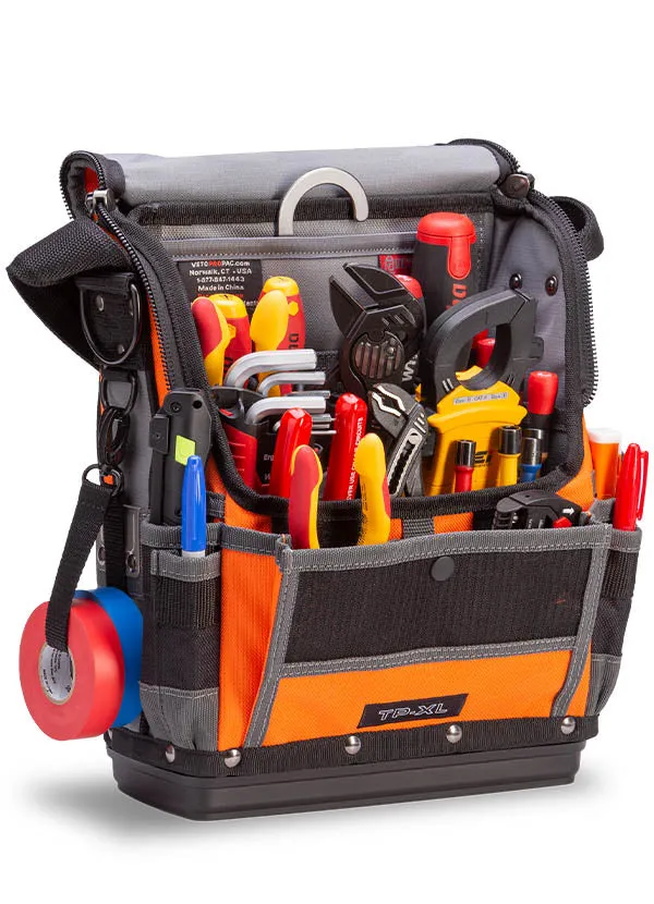 Veto TP-XL Hi-Viz Orange Large Tool Pouch with Free SC45 Multi Functional Pouch