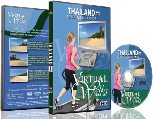 Virtual Walks - Thailand Beaches and Islands for Indoor Walking, Treadmill and Cycling Workouts