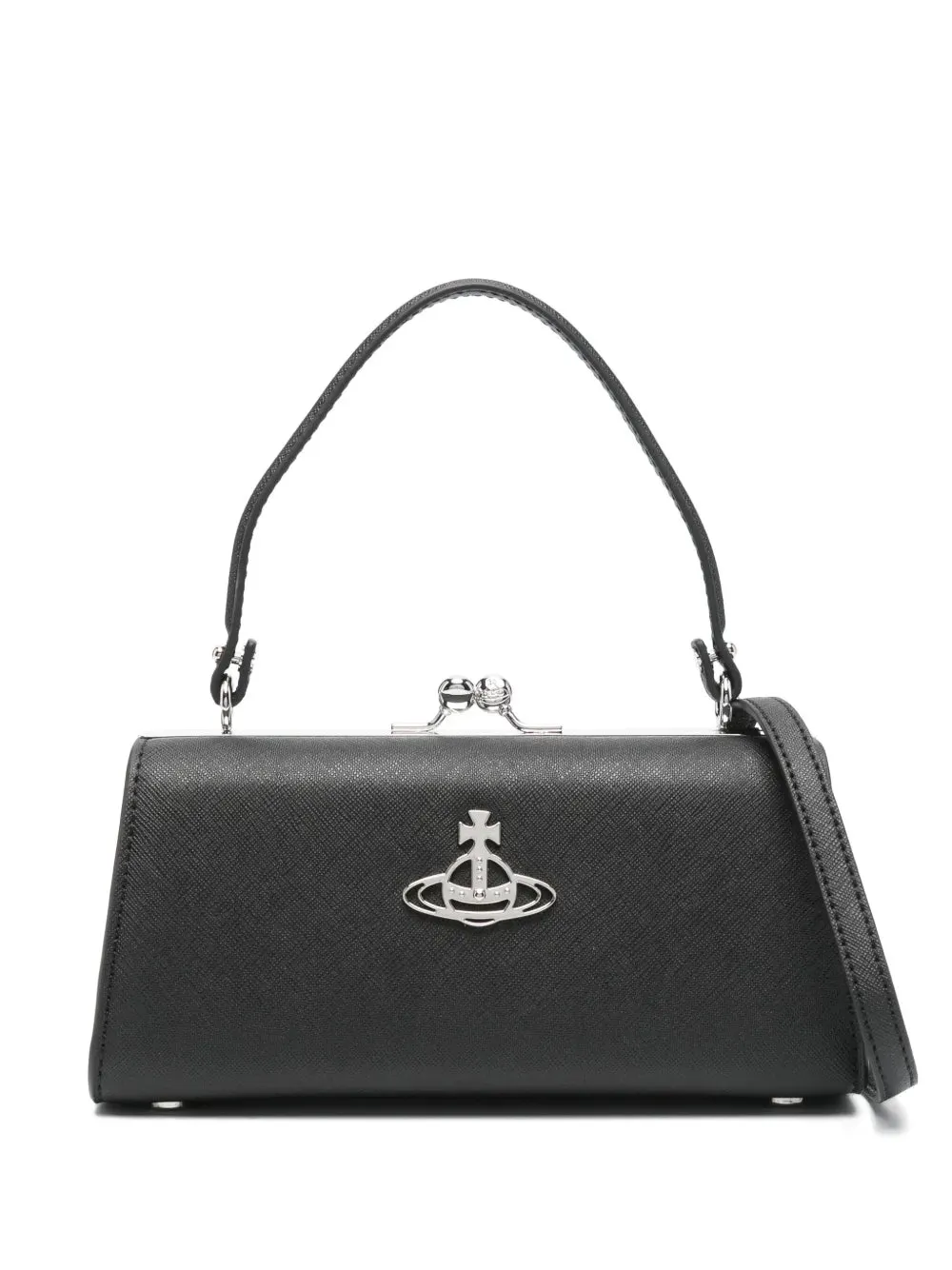 VIVIENNE WESTWOOD WOMEN Doll XL Frame Purse Bag Black