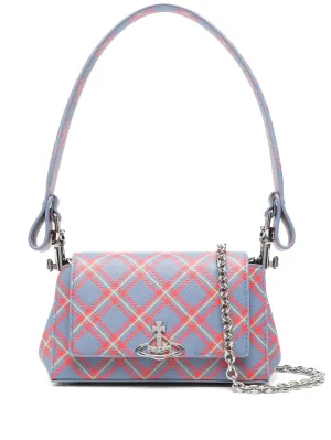 VIVIENNE WESTWOOD WOMEN Small Hazel Shoulder Bag Blue