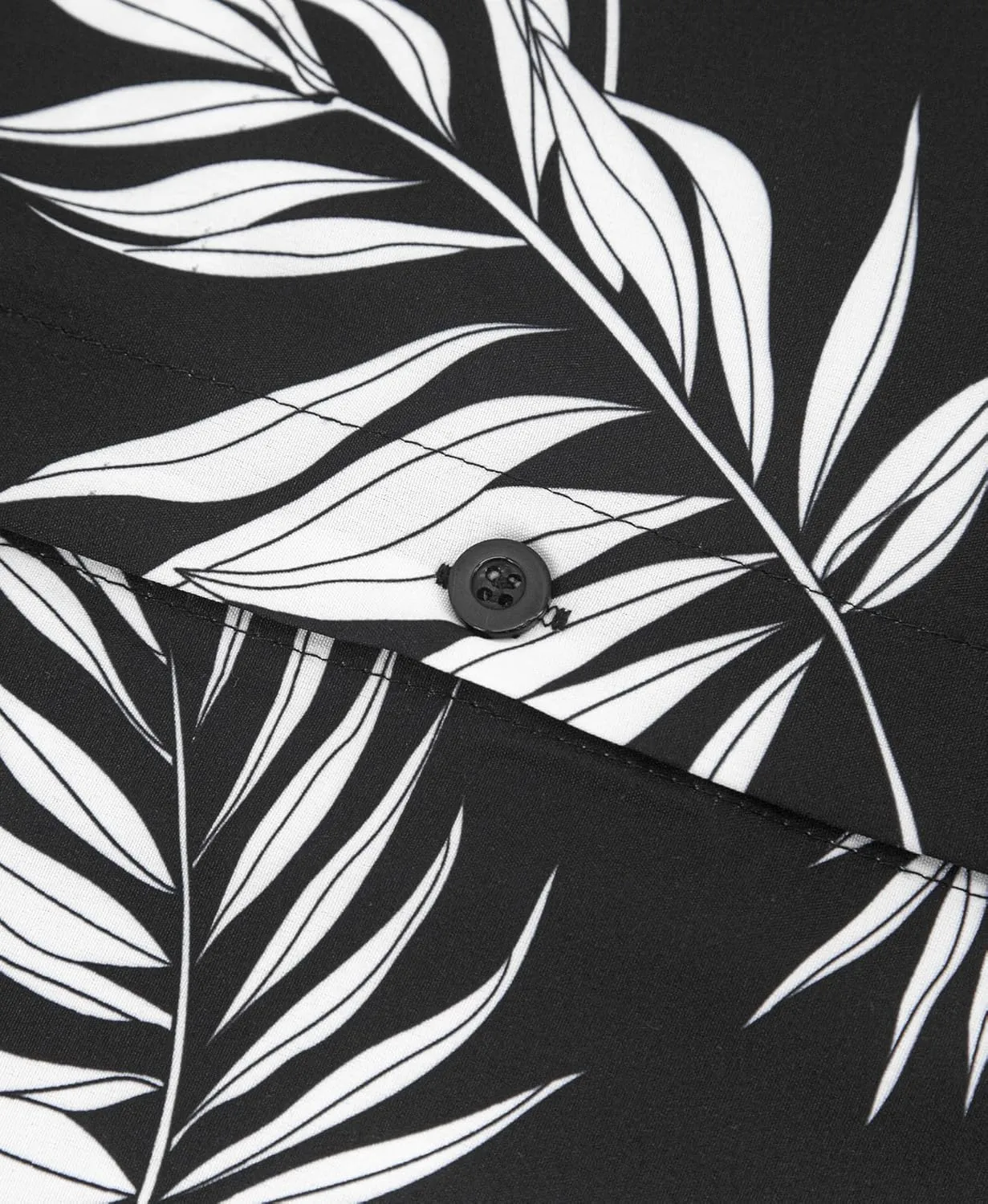 Weecreeture Big and Tall Men's Hawaiian Shirt - Short Sleeve, Tropical Floral Button Down Casual Summer Beach Shirt