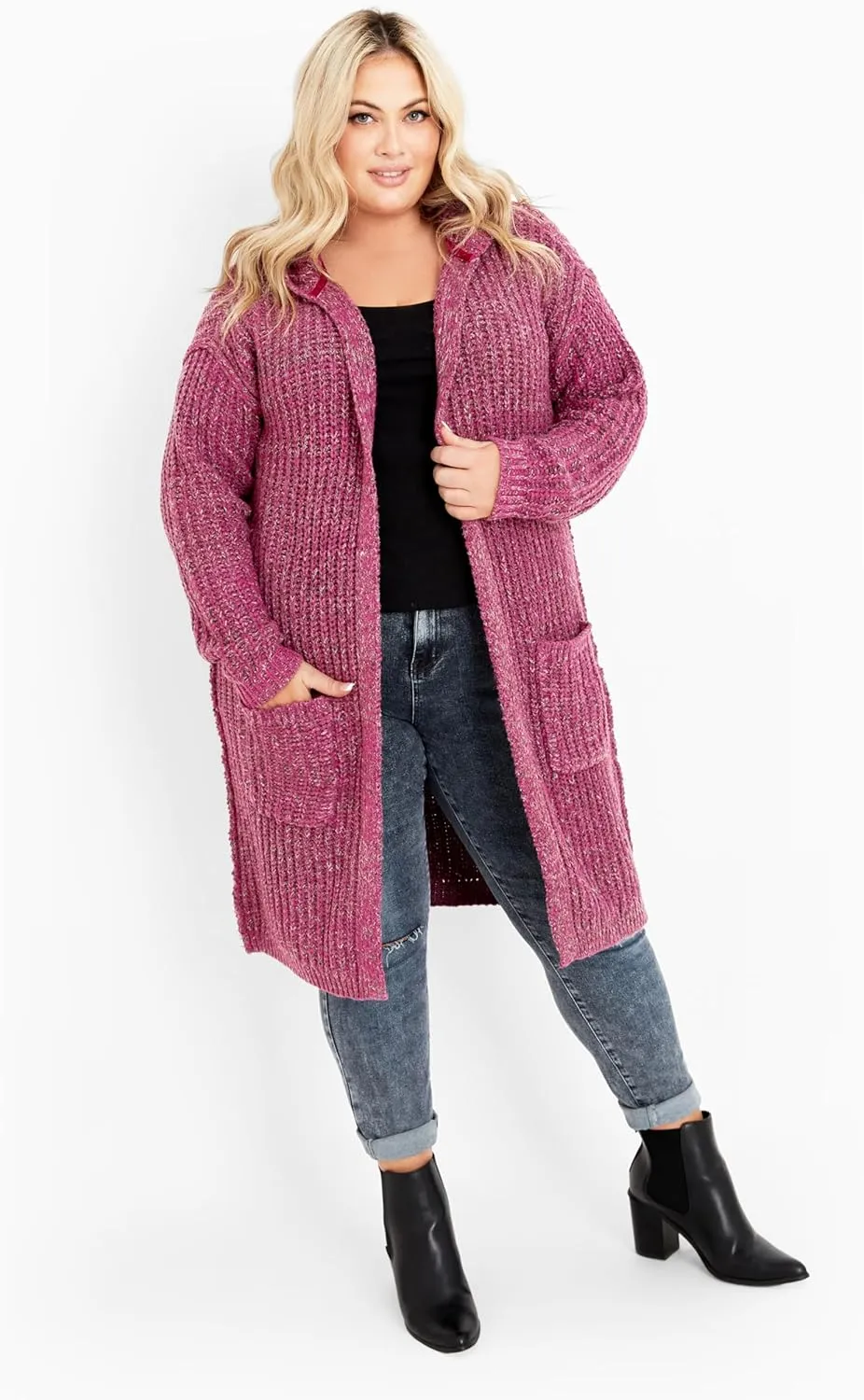 Women's Chelsea Soft Knit Hood Coatigan