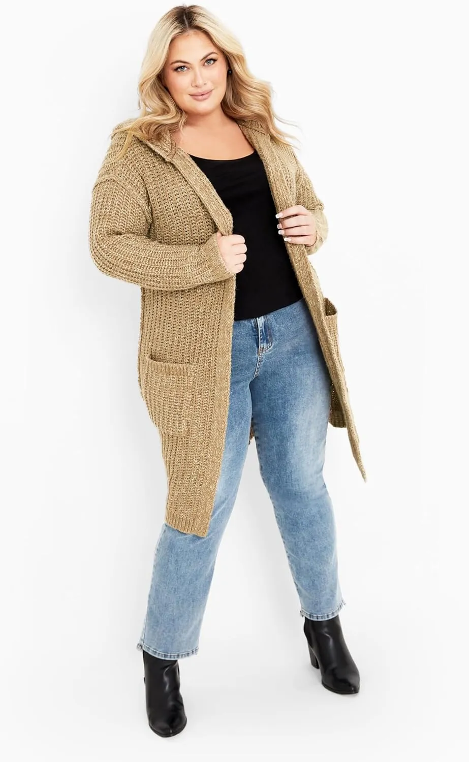 Women's Chelsea Soft Knit Hood Coatigan