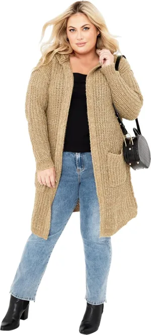 Women's Chelsea Soft Knit Hood Coatigan