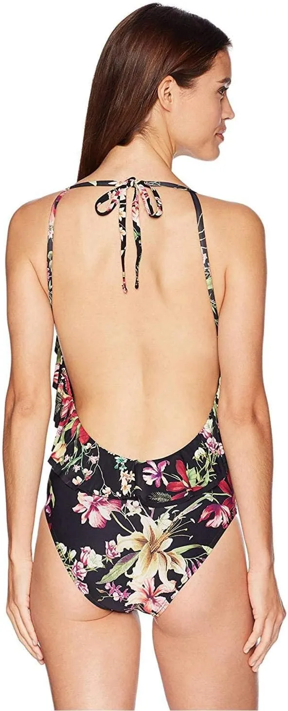 Women's Standard High Neck One Piece Swimsuit with Shaping Liner