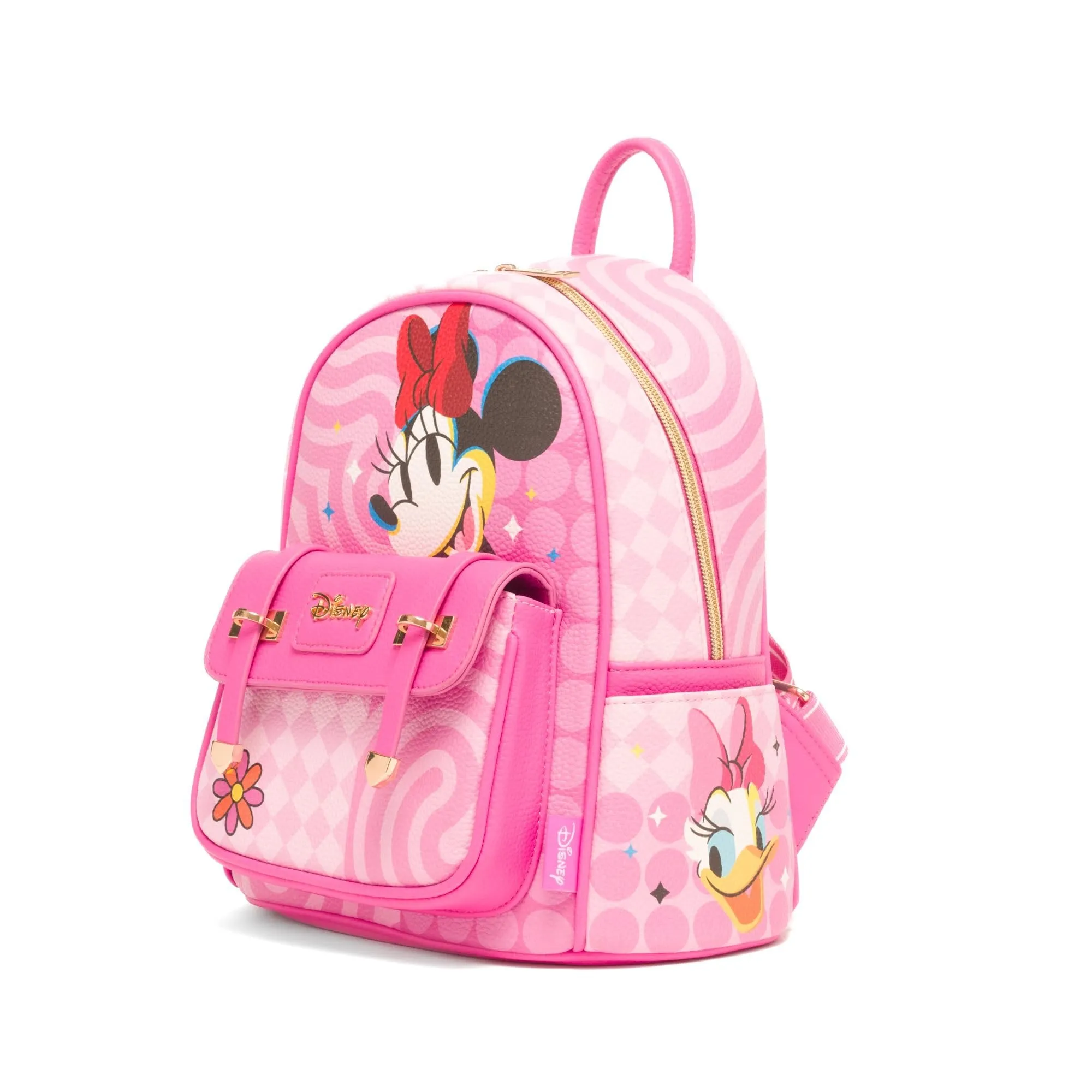 WondaPop Disney Minnie Mouse Glam Vibes 11" Vegan Leather Mini Backpack