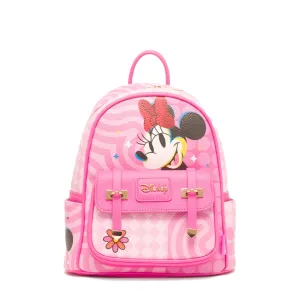 WondaPop Disney Minnie Mouse Glam Vibes 11" Vegan Leather Mini Backpack