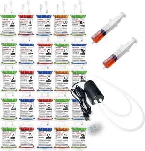 WYNK Halloween Party Decorations Supplies Halloween Blood Bags for Drink Pouches Reusable IV Bags for Drink Fill by Pump, Nurse Graduation Party Props，Vampire Themed Birthday Party Decor (25 Pack)