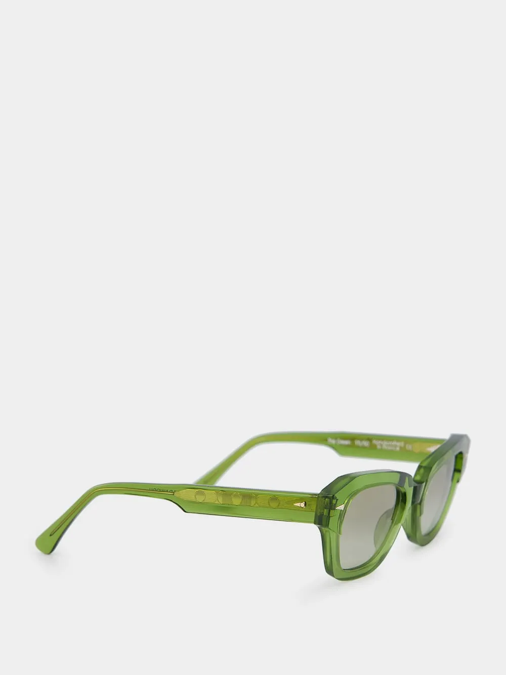 X Mobolaji Green Sunglasses