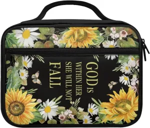 ZDCUSTOM Bible Covers Portable Bible Organizers Bag Book Carrying Bag for Womens Mens Large Capacity Bible Tote Bag