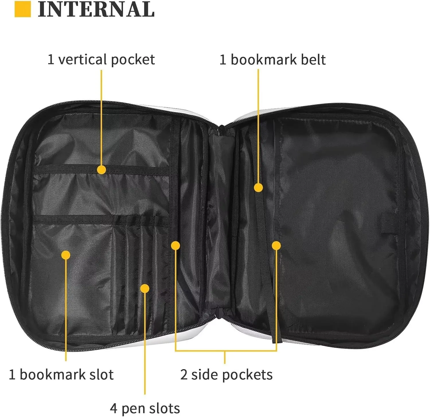 ZDCUSTOM Bible Covers Portable Bible Organizers Bag Book Carrying Bag for Womens Mens Large Capacity Bible Tote Bag