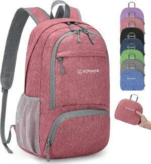 ZOMAKE 20L Lightweight Packable Hiking Backpack - Small Travel Hiking Daypack - Tear Resistant Foldable Day Pack for Camping